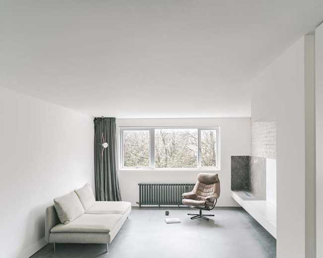 Restyling of a Maisonette in Notting Hill. Design for a physical experience of space