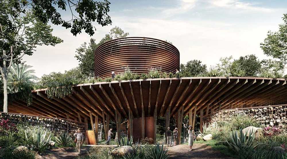 Centre de culture environnementale de Mexico City : ses innombrables microcosmes reflétés dans un jardin