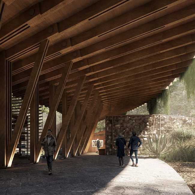 Mexico City's Environmental Culture Center:its countless microcosms reflected in a garden