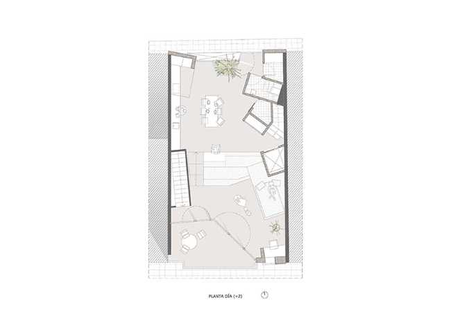 Home-studio in a fisherman's district built with locally-sourced stone. Against architectural banality and the loss of traditions