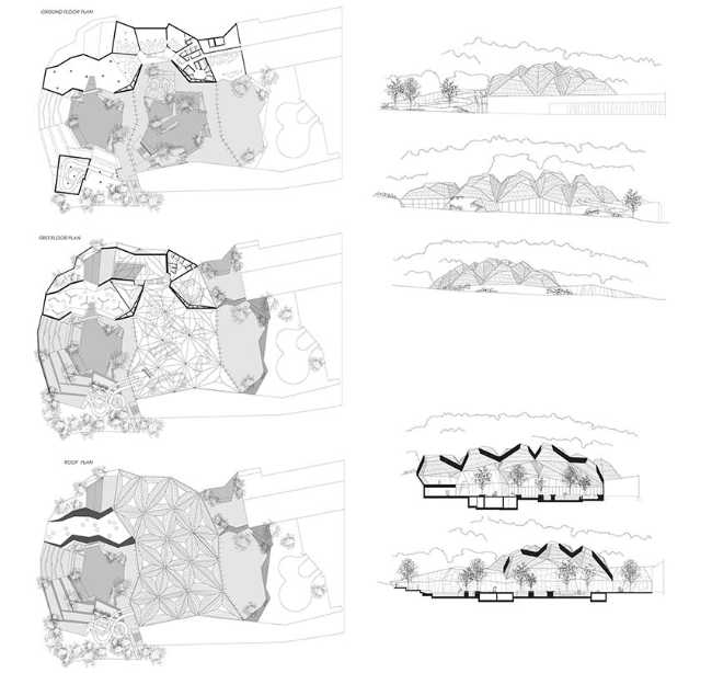 Termalija Family Wellness inspirado en las estructuras vernáculas