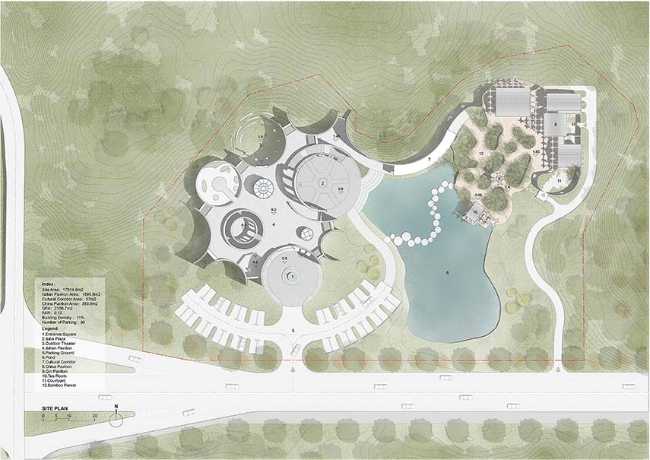 Sino-Italian Cultural Exchange City Reception Center: A town hall hidden in the forest