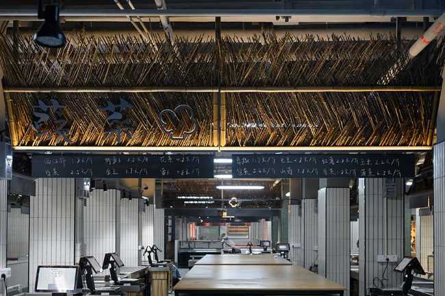 Mengxi Food Market by Julu Foods Group. A market as a warm space for the citizens of Shanghai
