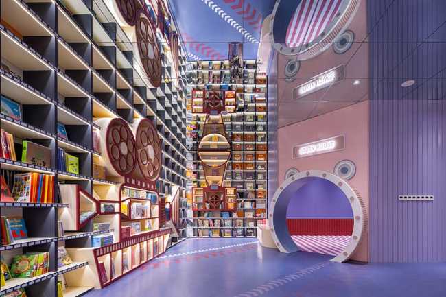 Taiyuan FAB Cinema and Zhongshuge Bookstore. A cross-brand project for the rebirth of film and book culture