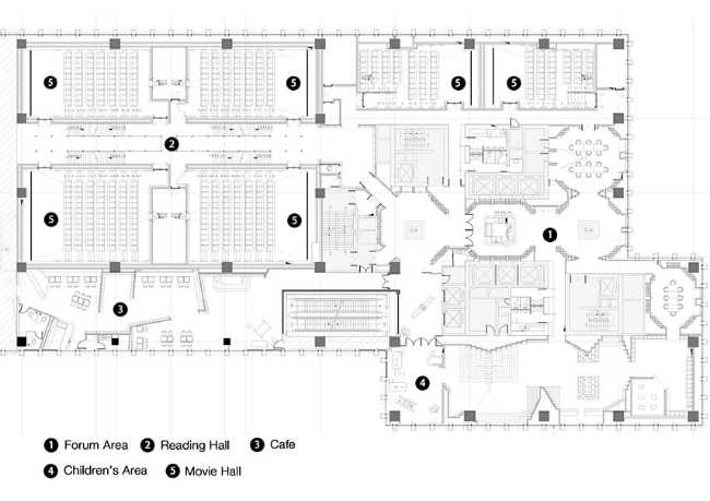 Taiyuan FAB Cinema and Zhongshuge Bookstore. A cross-brand project for the rebirth of film and book culture