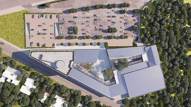 Volumes and materials that dialogue with the urban fabric for the Nuevo Quilmes Plaza Shopping Center