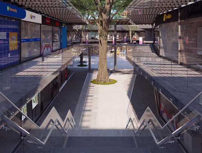 Volumes and materials that dialogue with the urban fabric for the Nuevo Quilmes Plaza Shopping Center