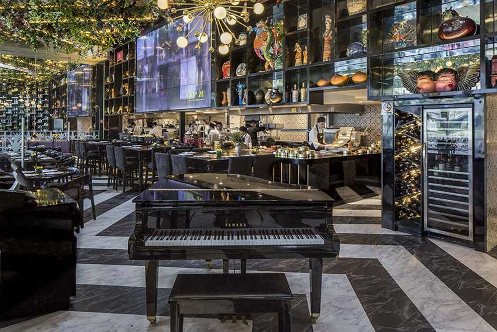 Exhibition of art objects, design, and open spaces for Cantina La No. 20 in Mexico City