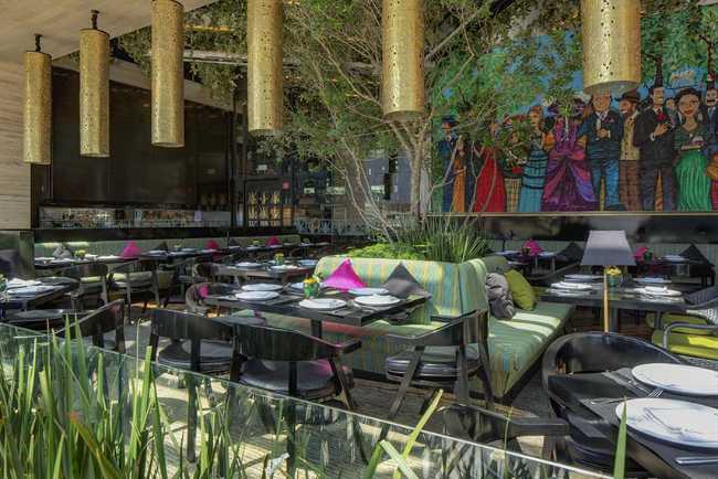 Exhibition of art objects, design, and open spaces for Cantina La No. 20 in Mexico City