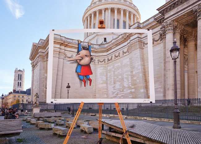 Impossible Street Art. What would artists create if they had no limits?