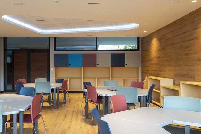 Benessere e flessibilità focus della riqualificazione delle aule di scuola primaria CimOrt a Città del Messico