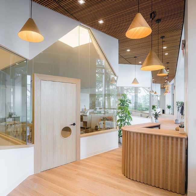 Guardería Big and Tiny NYC. Volúmenes heterogéneos evocan el hogar, el principal entorno educativo