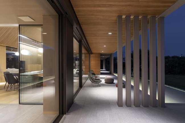 Maison pour les réunions familiales dans un havre de paix. Échapper au quotidien aux