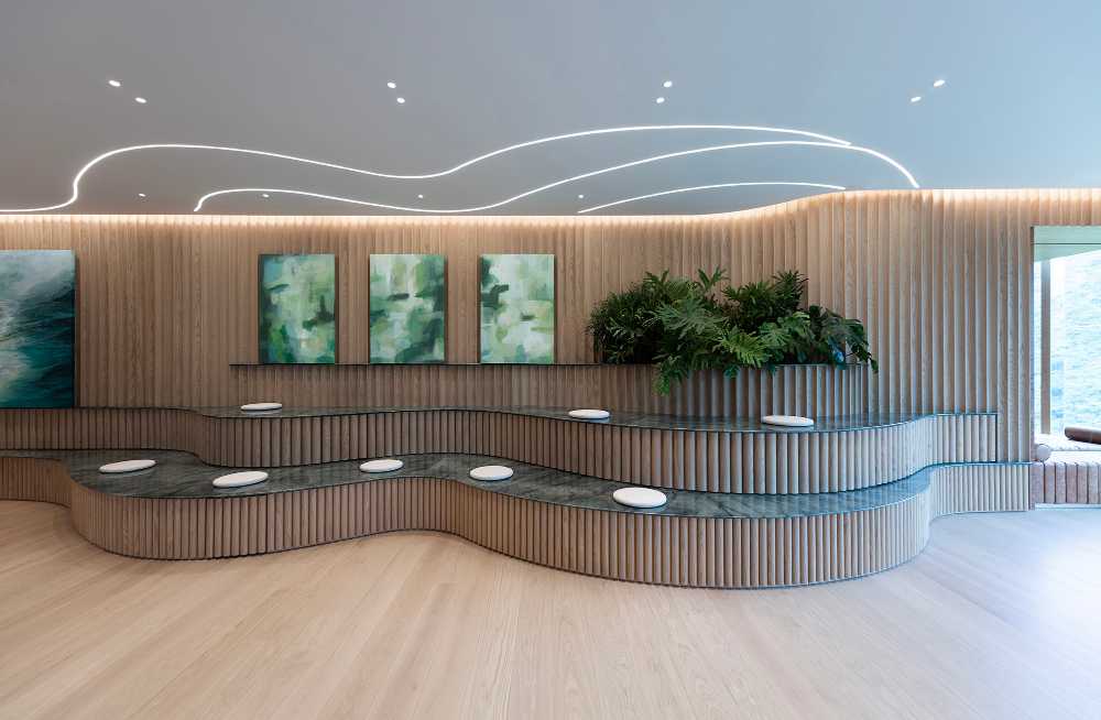 Mountain Workplace progettazione di interni