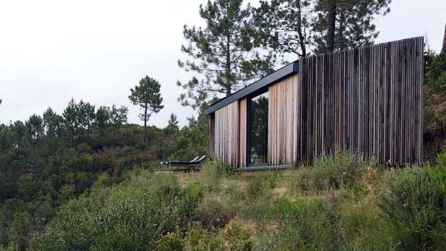 O'Casella prefabricated wooden cabin. Fully immersing in nature while maintaining comfort and protection