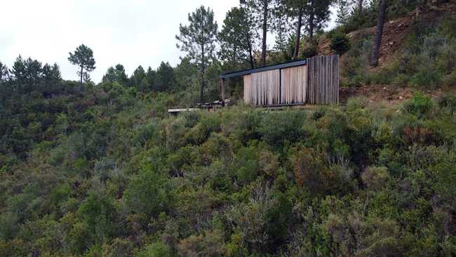 O'Casella prefabricated wooden cabin. Fully immersing in nature while maintaining comfort and protection