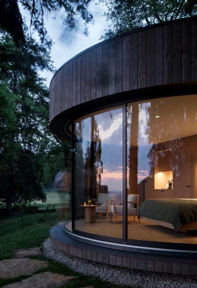 Rivoluzionare l’ospitality con LumiPod. Suite di alto livello incapsulate in cabine autonome adagiate sul paesaggio