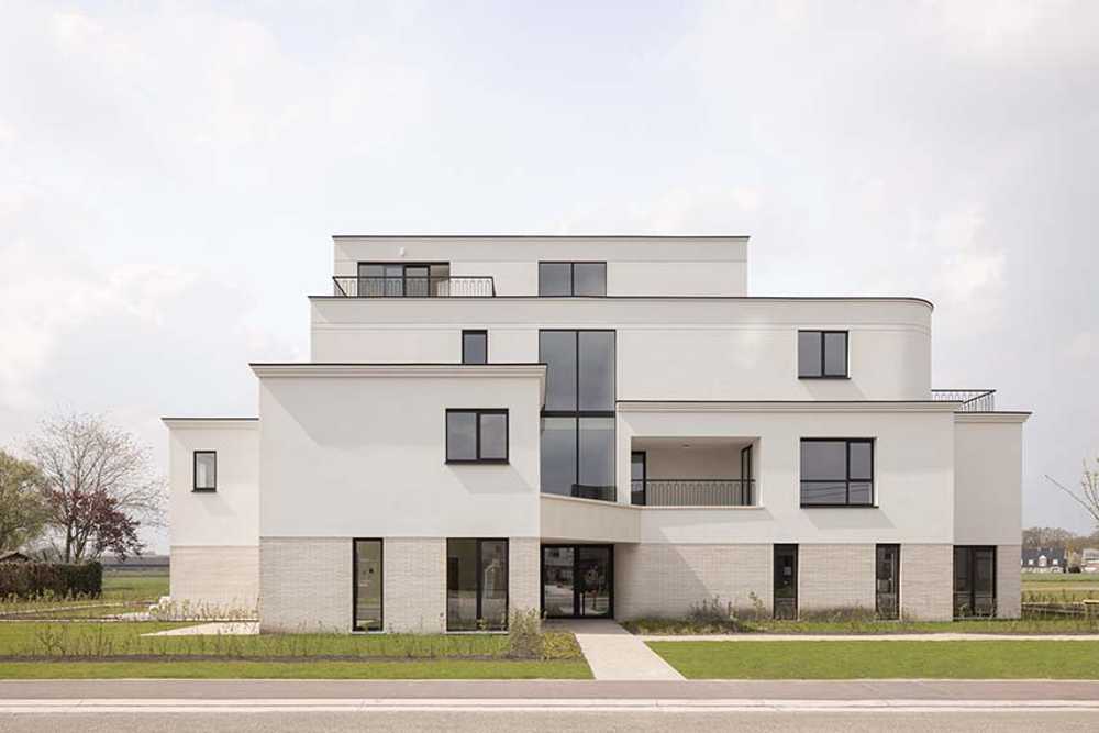 Edifici residenziali Heerweg. Ventotto unità abitative in due volumi dinamici
