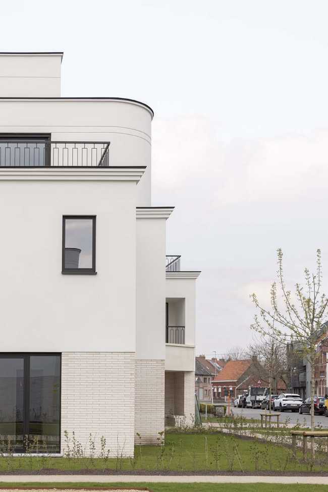 Heerweg Residential Buildings. Twenty-eight housing units in two dynamic volumes