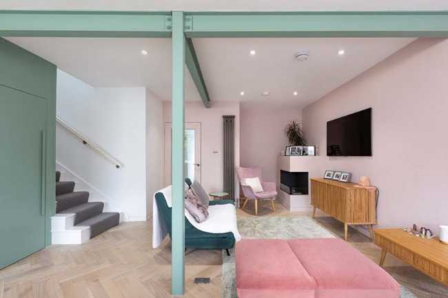 Renovation of a 1950s Terraced House. A new layout to create spaces for being together