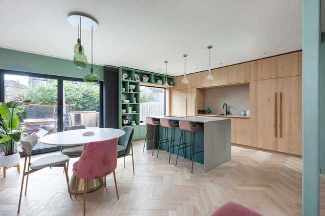 Renovation of a 1950s Terraced House. A new layout to create spaces for being together