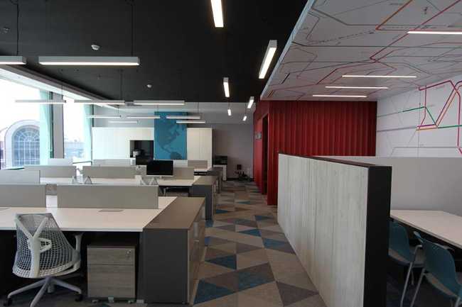 Realization of the new dynamic and contemporary Soarma offices