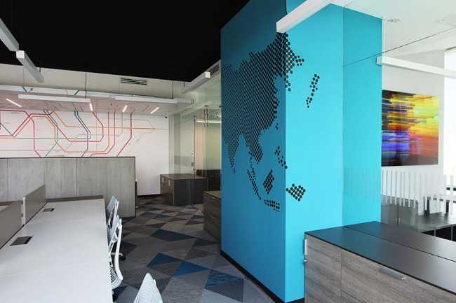 Realization of the new dynamic and contemporary Soarma offices