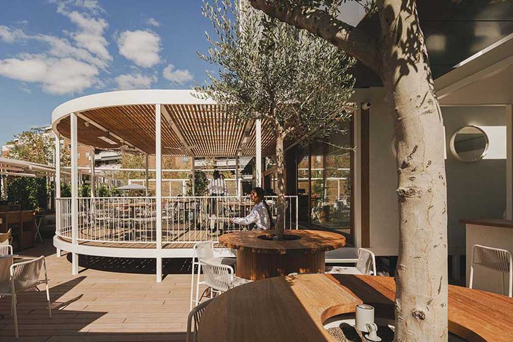 Open Kitchen in La Maruca Restaurant, the Sea in Madrid