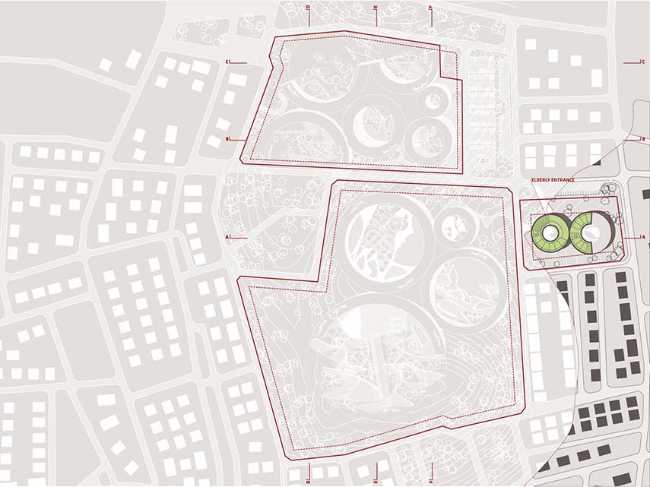 Roof gardens and green oases at the Tetusa Oasis Thermal Resort in Turkey