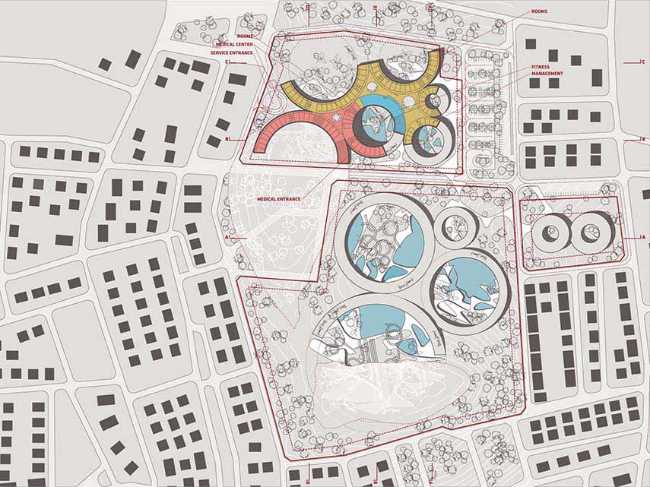 Roof gardens and green oases at the Tetusa Oasis Thermal Resort in Turkey