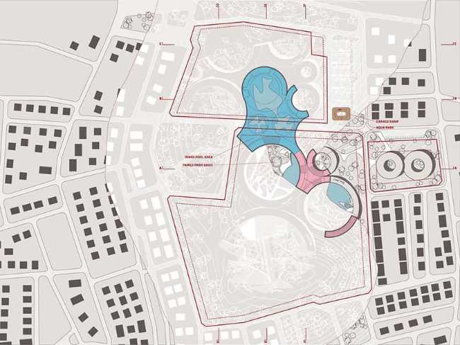 Roof gardens and green oases at the Tetusa Oasis Thermal Resort in Turkey