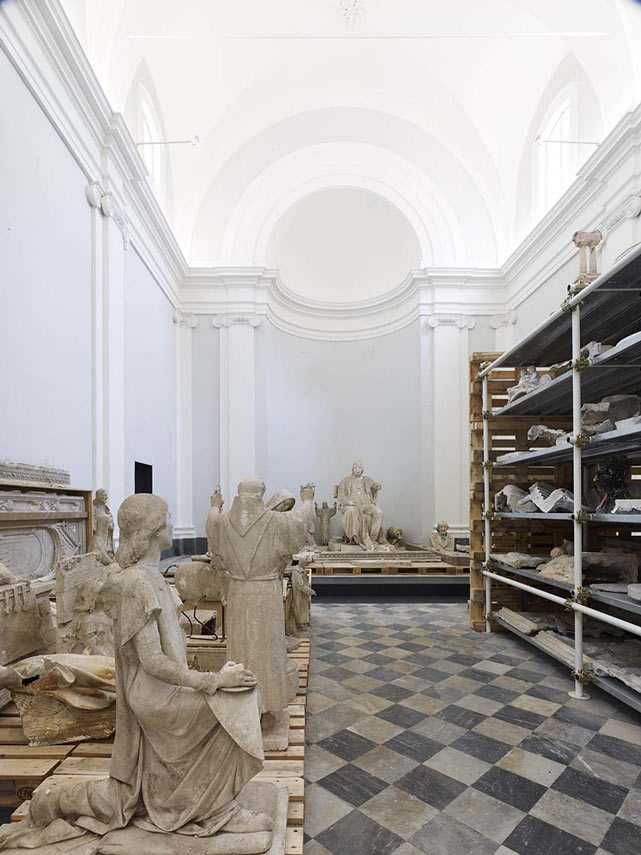 Restauro di Chiesa San Pellegrino e nuovo Deposito dei Gessi a Lucca