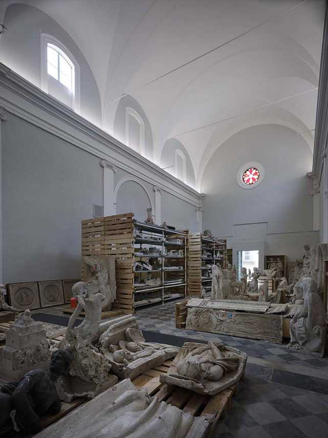 Restauro di Chiesa San Pellegrino e nuovo Deposito dei Gessi a Lucca