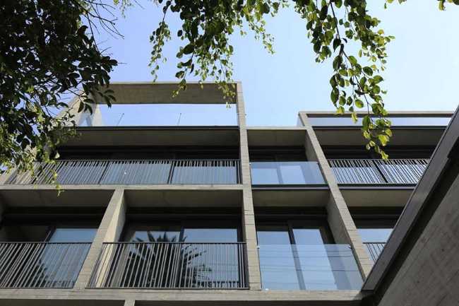 Proporzioni auree dell’edificio residenziale Moliere 91