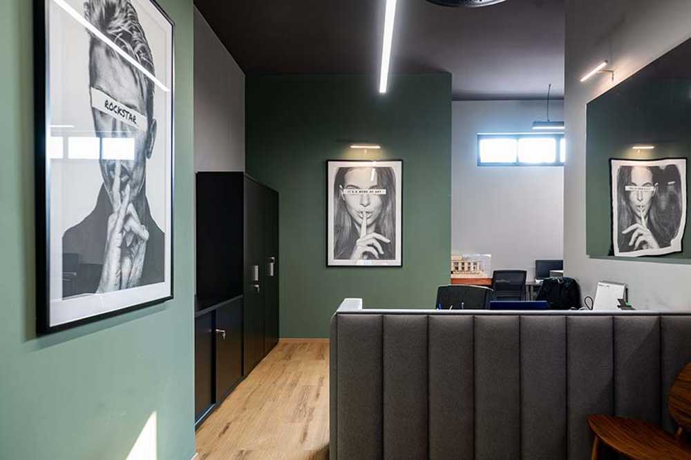 Corporativo P10. Un ufficio privato tra eleganza e informalità