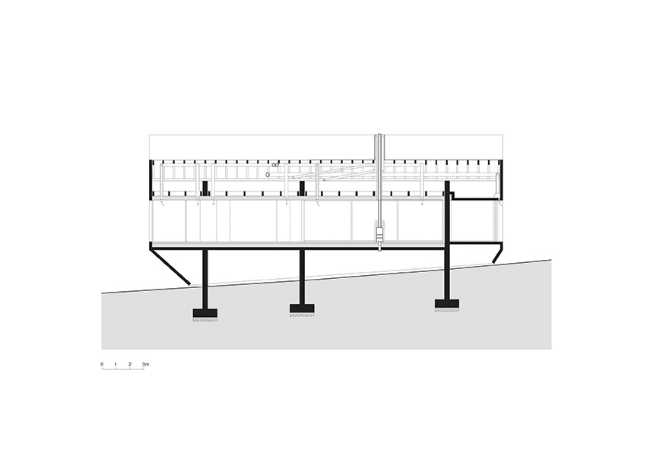 Konieczny's Ark : Une maison intégrée au paysage dans les montagnes