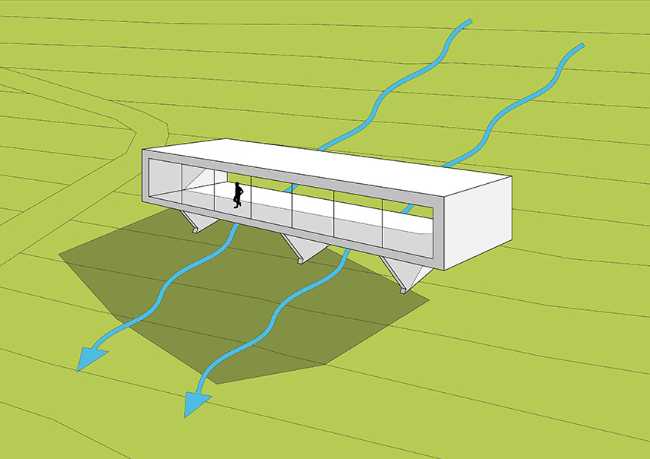 Konieczny's Ark : Une maison intégrée au paysage dans les montagnes