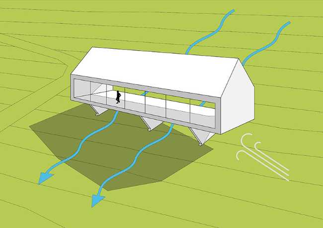 Konieczny's Ark : Une maison intégrée au paysage dans les montagnes