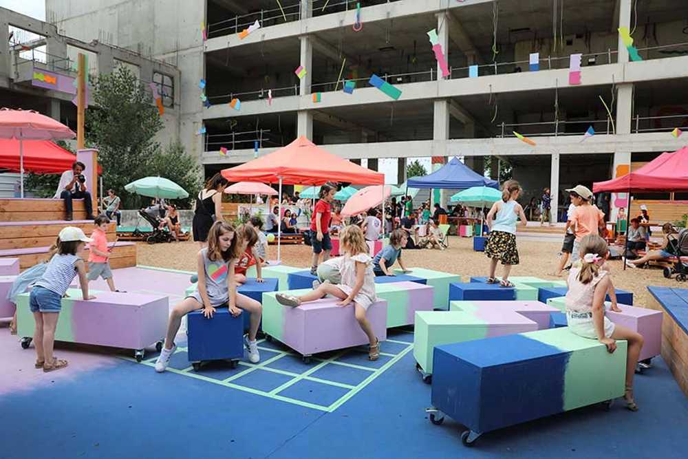 LUMI is a game, urban area for events, pop universe where to relax