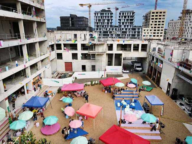 LUMI is a game, urban area for events, pop universe where to relax