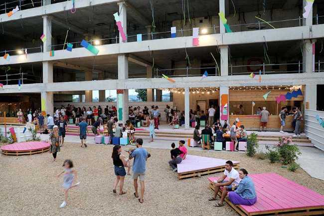 LUMI is a game, urban area for events, pop universe where to relax