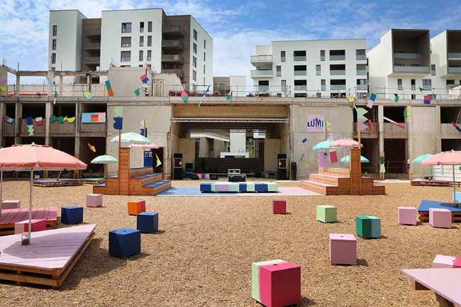 LUMI is a game, urban area for events, pop universe where to relax