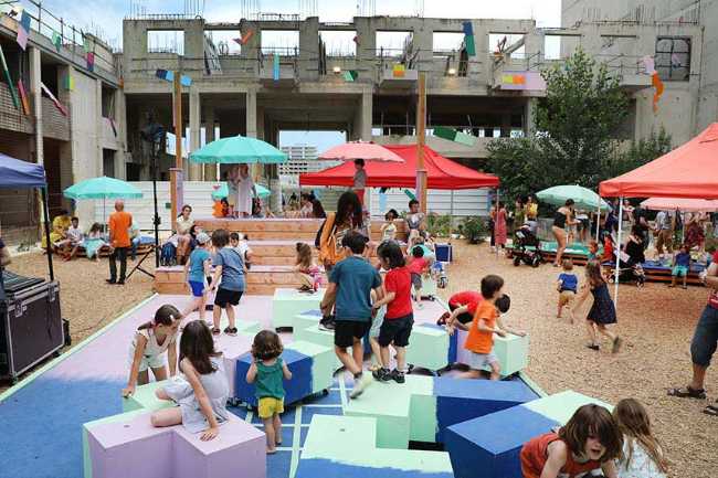 LUMI is a game, urban area for events, pop universe where to relax