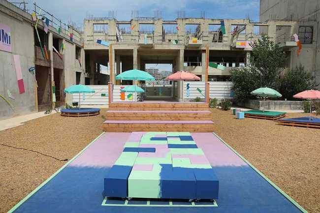 LUMI is a game, urban area for events, pop universe where to relax