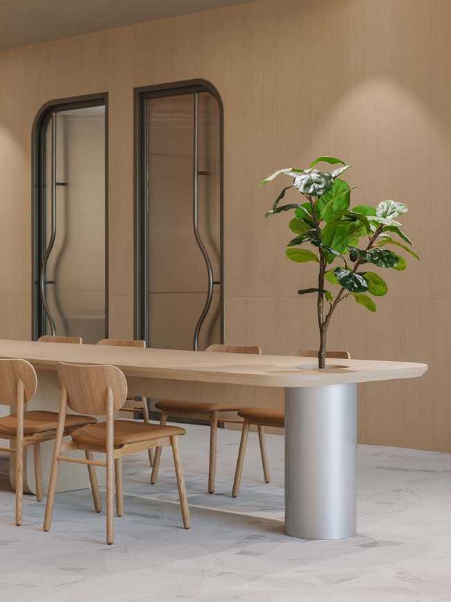 From nature the Wellness Oasis holistic space. Productivity and well-being