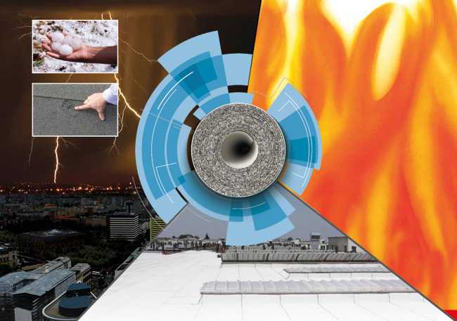 Coperture con manto a vista. Il progetto della protezione dalla grandine e dal fuoco