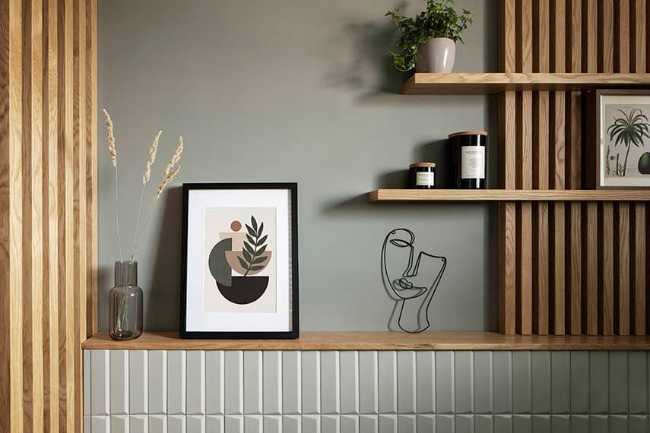 Materia e colore per un mini appartamento a Milano