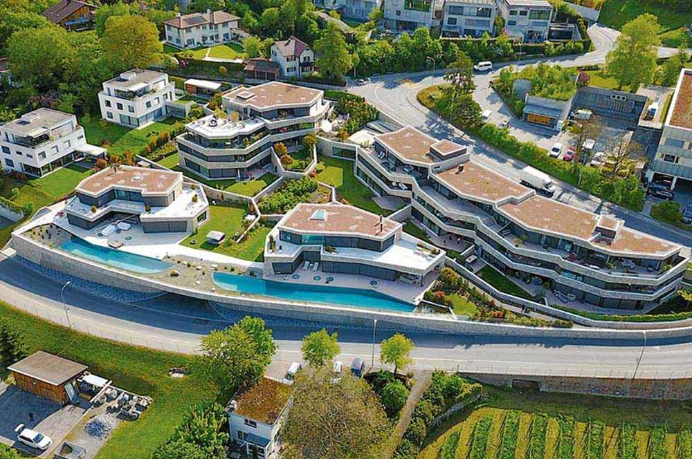 Life among the Vineyards: the stone provides a perfect integration into the landscape