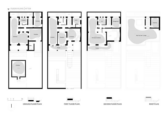 Nabshi Gallery in Tehran: conversion of a modern building into an art center