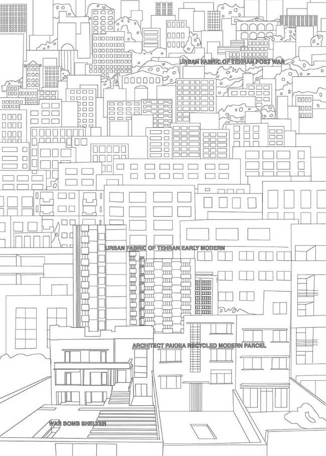 Nabshi Gallery in Tehran: conversion of a modern building into an art center